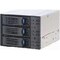 Chenbro 3.5 in. 3 Bay HDD Enclosure with 12Gb per Second SAS and SATA Backplane Brown Box SK32303T3 - alternate 1